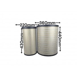 Воздушный фильтр QC0770 SK-1053AB 1327168 1063969+1063973 PU3645