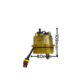 Чашка пластиковый для фильтра топливного PL420/81335 С подогревом