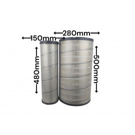 Воздушный фильтр JS1650 PU2851/11110022+11110023/11Q8-20310+20320/4459549+4459548/142-1339+1404/AF25437+25523/P777409+P7