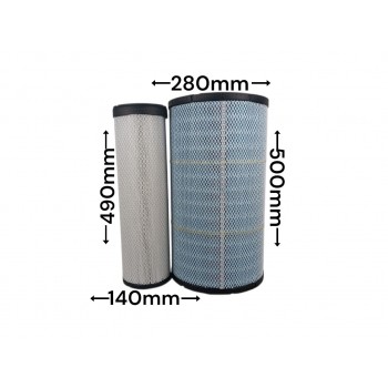 Воздушный фильтр ZX1674 PU2851 11110022+11110023 11Q8-20310+20320 4459549+4459548 142-1339+1404 AF25437+25523 P777409+P7
