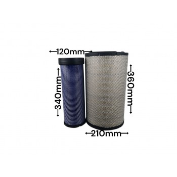 Воздушный фильтр ZX1675 PU2136 4283861+4287060 YN11P00004S002 AF25384+25413 P821883+P821908