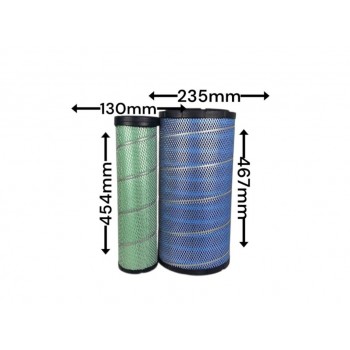 Воздушный фильтр JS1630 PU2447 PU2347 AF25748 P812160 11110175+11110176 474-00040+474-00039 11N6-27040+11N6-27030