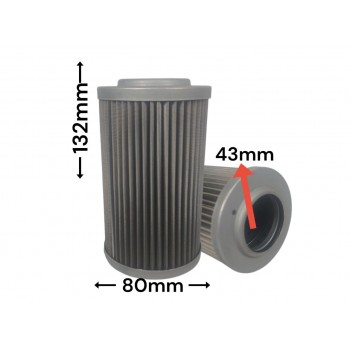 Гидравлический фильтр 132mm*80mm*43mm  ZL40A3.200A SP103424 АКПП
