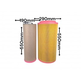 Воздушный фильтр QC0753 C30810+CF810 2914501700+2914501800 2914507700 RS3999+RS3998XP PU3055