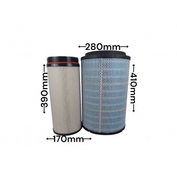 Воздушный фильтр ZX1691 PU2841 1109070-50A+1109060-50A WG9725190102/1+WG9725190103/1 AF26569+AF26570 C271050+CF1810 A029