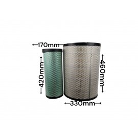 Воздушный фильтр ZX0789 PU3346 RE.63931+63932 AH148880 P530276 AF25033M+AF25430 319468A1+319469A1  P533235+P533723