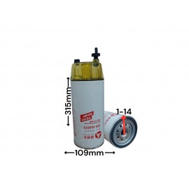 Топливный фильтр R120P JDE-260070 JE1399 С чашки Топливный фильтр R120P JDE-260070 JE1399 С чашки