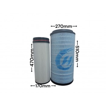 Воздушный фильтр HQF0100 PU2751 DZ9X259190121+DZ9X259190131 04011108