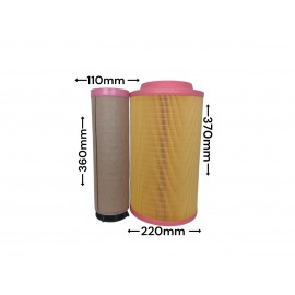 Воздушный фильтр QC0254 SK-1527AB PU2237 C23610+CF610 32/920401+32/920402 1613800400