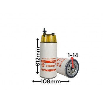 Топливный фильтр FS600553 LK0284 R120P R160P FS19754 FS19914 FS19591 P551746 P551746 K2000-1105350 65.12503-5101 133-567 Топливный фильтр FS600553 LK0284 R120P R160P FS19754 FS19914 FS19591 P551746 P551746 K2000-1105350 65.12503-5101 133-567