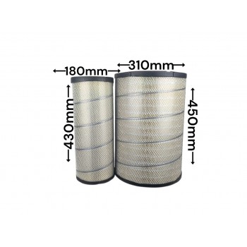 Воздушный фильтр QC2032 PU3145 VI 5001865723 5010626191 7420798021  20732726 P785522+P780624 AF26244+AF25634 RS5390 C311