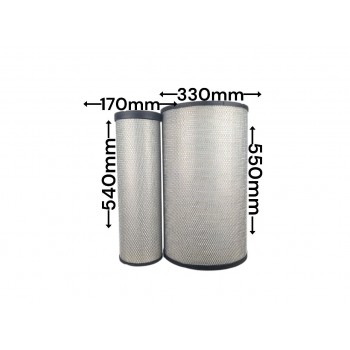 Воздушный фильтр QC2092 86998333+86998332 243968A1+243969A1 P548900+P548901 AF25595+AF25596M AF25969M