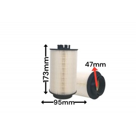 Топливный фильтр элемент FF600321HB LK0376 201V12503-0061 200V12010-0062 PU1059/2