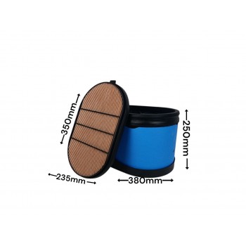 Воздушный фильтр QC0456 P608667+607557 290-1935+290-1936 568310D1+568311D1 52RS028278+52RS028279 87356545+87356547