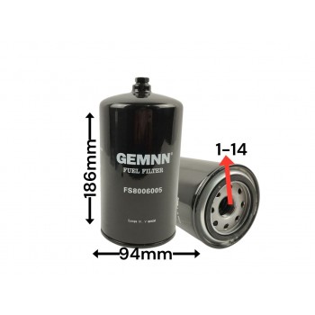 Топливный фильтр FS8006005 LK0461 600-311-9120 600-311-9121 CX-660 FF5076 600-311-8291