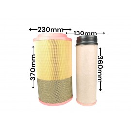 Воздушный фильтр QC0484 PU2337 C24745+CF1430 1109060-297+1109070-297 4574556364+4574556159