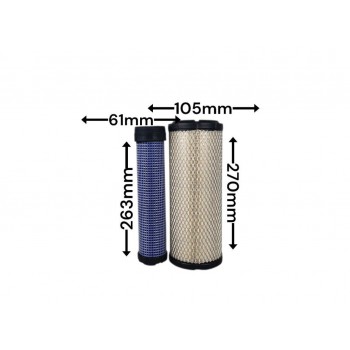 Воздушный фильтр QC0486 PU1027 P821575+P822858 AF25551+AF25552 C1196/2+CF752 RG60690+RG60866