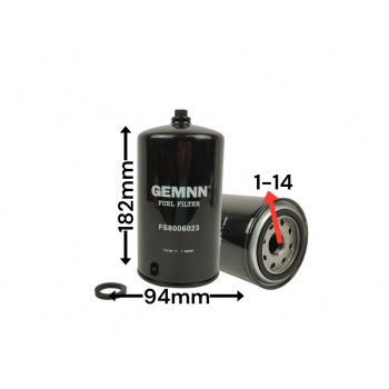 Топливный фильтр FS8006023 LK2531 4616864 1P-2299 600-311-8291 FF185 P557440 KS596-2 1R-0740