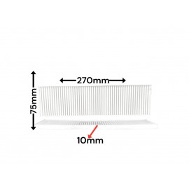 Салонный фильтр ZX0903 270MM*75MM*12MM