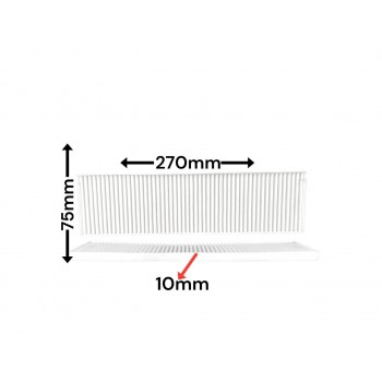 Салонный фильтр ZX0903 270MM*75MM*12MM