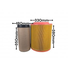 Воздушный фильтр QC0805 PU3733 21243188 C331460/1+CF1940 21834205 21115483 21243188+21115501 P951102+P954476 AF27834 AF2