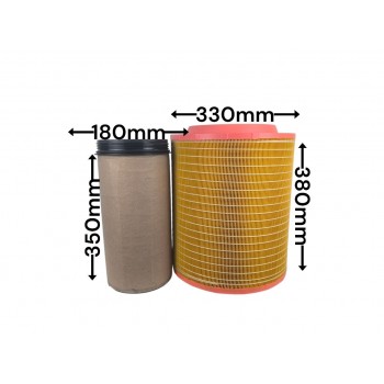 Воздушный фильтр QC0805 PU3733 21243188 C331460/1+CF1940 21834205 21115483 21243188+21115501 P951102+P954476 AF27834 AF2