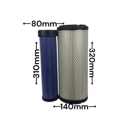 Воздушный фильтр ZX0815 PU1432 P827653+P829332 4326841+4290940 AF25588+AF25484 P535770