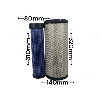 Воздушный фильтр ZX0815 PU1432 P827653+P829332 4326841+4290940 AF25588+AF25484 P535770