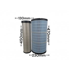 Воздушный фильтр ZX2232 PU2447 PU2347 AF25748 P812160 11110175+11110176 474-00040+474-00039 11N6-27040+11N6-27030