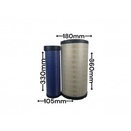 Воздушный фильтр ZX2435 PU1836 D7327-1109101
